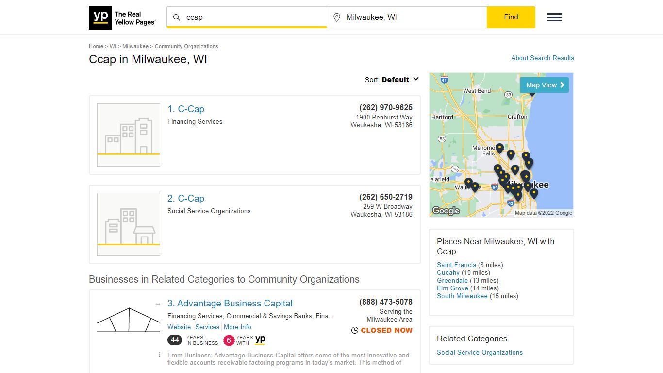 Ccap in Milwaukee, WI with Reviews - YP.com - Yellow Pages
